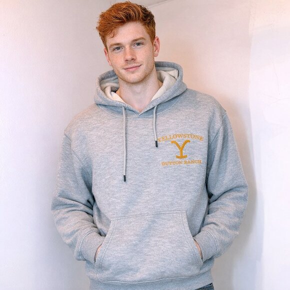 Yellowstone Other - Yellowstone Dutton Fleece Pullover Hoodie LG NWT